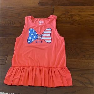 disney minnie mouse usa bow shirt